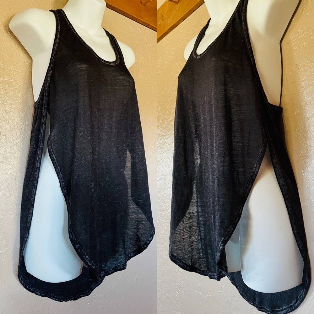 Black Sublimation Racerback TANK TOP Medium